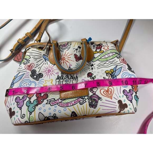 Dooney & Bourke Disney Parks White Crossbody Bag With Mickey & Friends Print - Picture 7 of 8